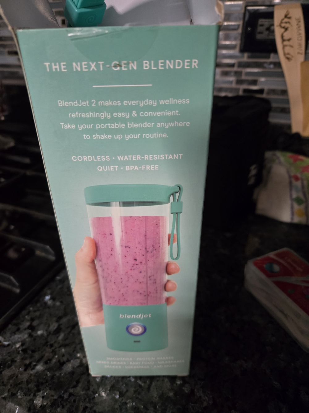 Portable Cordless Blender - Mint Green